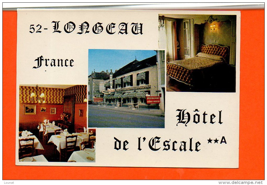 52 LONGEAU : Hôtel De L'Escale (écrite Et Non Voyagée)   (restaurant ) - Le Vallinot Longeau Percey