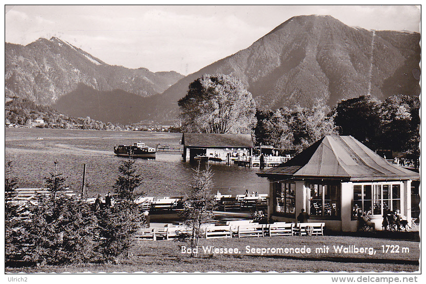 AK Bad Wiessee - Seepromenade Mit Wallberg - 1962 (7408) - Bad Wiessee