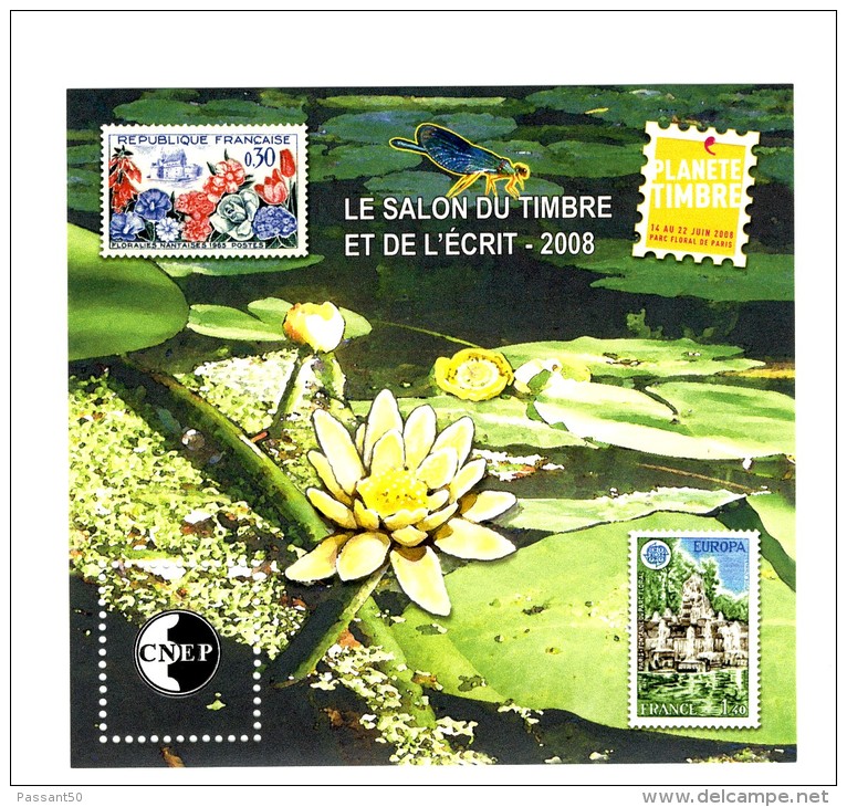Bloc CNEP N° 51 : Salon Du Timbre Et De L´écrit 2008 . Voir Le Scan . Cote Maury : 13 € . - CNEP