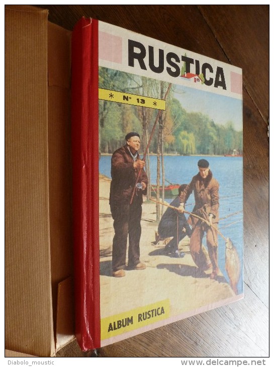 Rare ALBUM De 13 Revues RUSTICA Année 1958, Etat Superbe - Jardinage