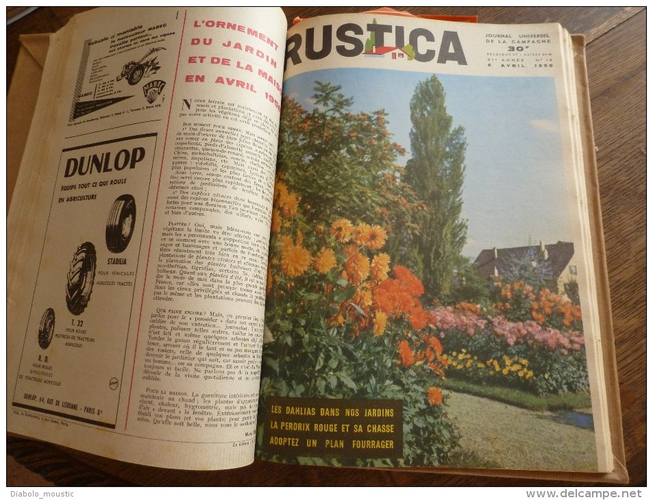 Rare ALBUM de 13 revues RUSTICA année 1958, Etat superbe