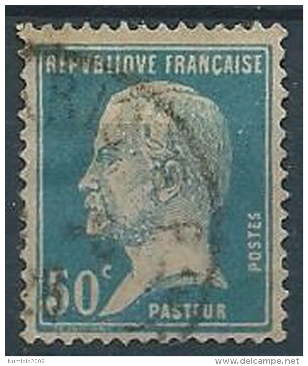 1923-26 FRANCIA USATO LOUIS PASTEUR 50 CENT - EDF197-2 - 1922-26 Pasteur