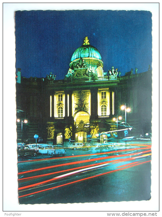 Austria: Wien Vienna Vienne - Michaelertor Bei Nacht, Saint-Michael Gate Night View - 1968 Used - Vienna Center