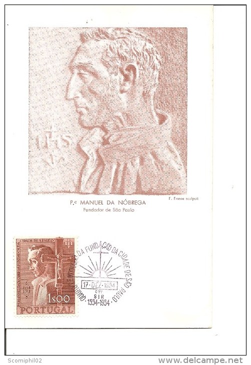 Portugal -DaNobrega ( CM De 1954 à Voir) - Maximum Cards & Covers