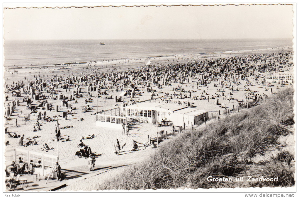 Groeten Uit Zandvoort - Strandtent, Badhokjes, 100+ Badgasten Etc. -   Noord-Holland / Nederland - Zandvoort