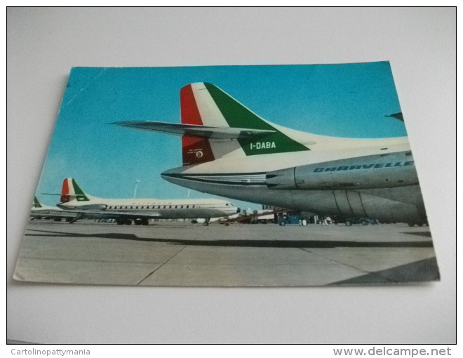 Aeroporto Aeroport  Airport Alitalia Airlines Caravelle VI S. E. 210 - Aerodrome