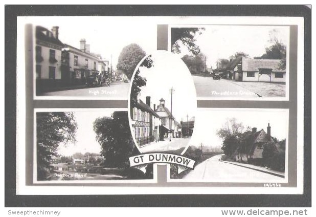 BLACK MARKET INTEREST RP GREAT DUNMOW MULTIVIEW GT DUNMOW Nr Felsted Essex USED 1942 WAR PERIOD BLACK MARKET INTEREST ? - Sonstige & Ohne Zuordnung