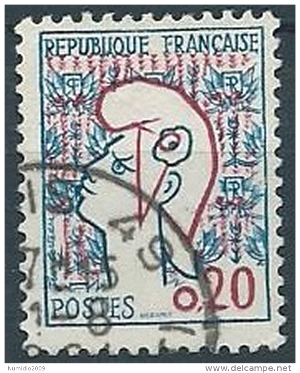 1961 FRANCIA USATO MARIANNA DI COCTEAU - EDF233 - 1961 Marianne Of Cocteau