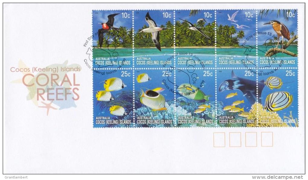 Cocos Islands 2006 Coral Reefs FDC - Kokosinseln (Keeling Islands)