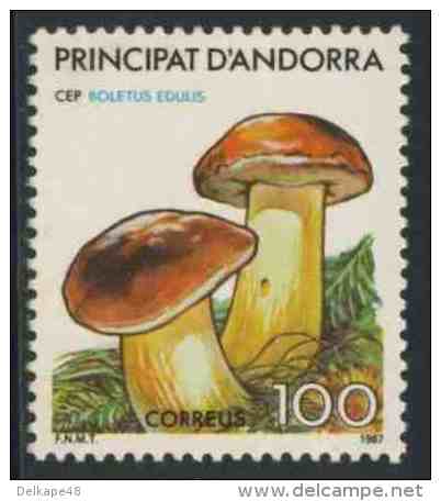 Andorra Spanish Post 1987 Mi 197 YT 185 Sc 181 ** Boletus Edulis: Penny Bun, Porcino, Cep / Steinpilz / Cèpe De Bordeaux - Paddestoelen