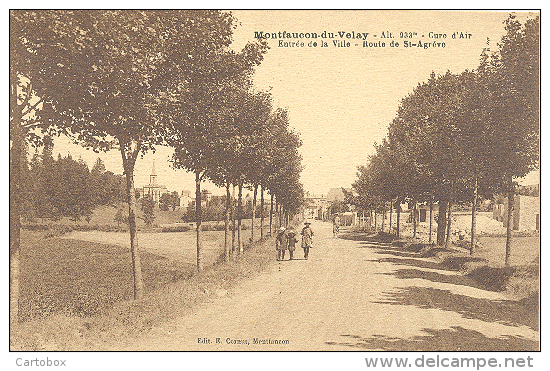 Montfaucon-du-Velay, Entrée De La Ville - Route De St.Agréve - Montfaucon En Velay