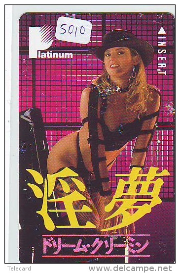 Télécarte Japon EROTIQUE *  ACTRESS   (5010) EROTIC * JAPAN * * PHONECARD EROTIK * BIKINI GIRL FEMME SEXY LADY - Moda