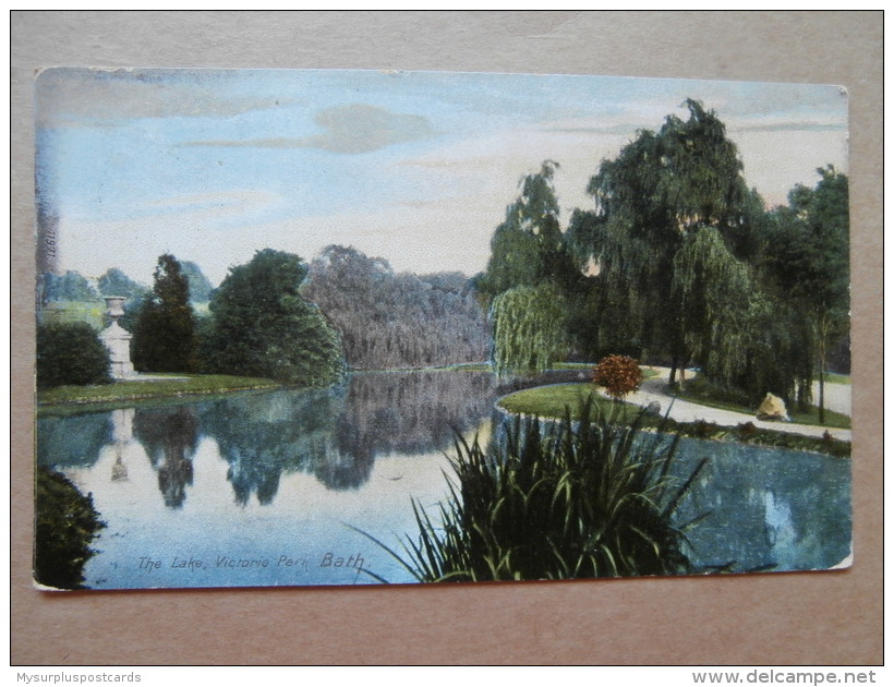 35820 PC: SOMERSET: The Lake, Victoria Park, BATH. - Bath