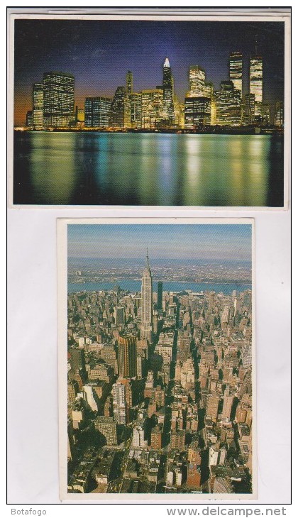 2 CPM NEW YORK   (voir Timbres) - Sammlungen & Lose