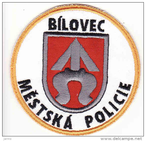 Écusson Tissu-Patch, City Police De Bílovec - Czech Rep. - Politie & Rijkswacht