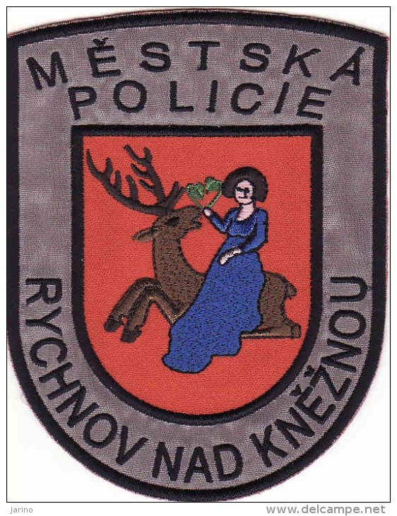 Écusson Tissu-Patch, City Police De Rychnov Nad Knežnou - Czech Rep. - Police & Gendarmerie