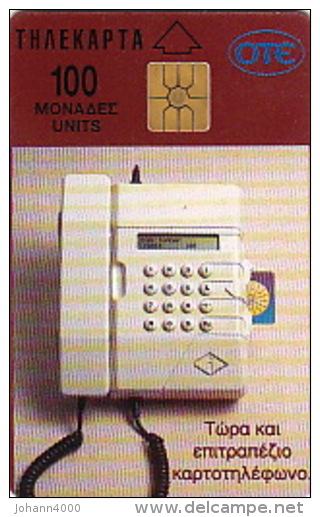 Telefonkarte Griechenland  Chip OTE   Nr.92  1994  2100 Aufl. 100.000 St. Geb. Kartennummer   769773 - Griechenland