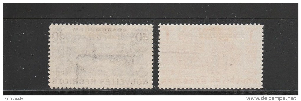 NOUVELLES-HEBRIDES - 1953 - YVERT TAXE N° 26/30 * MLH - COTE = 37 EUROS - Neufs