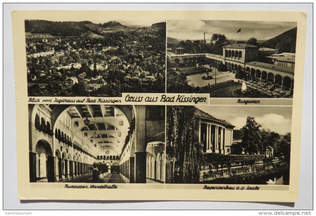 (5/1/53) AK "Gruss Aus Bad Kissingen" Mehrbildkarte Mit 4 Verschiedenen Ansichten - Bad Kissingen