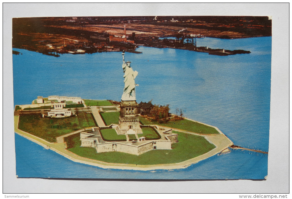 (5/1/54) AK "New York" Statue Of Liberty/Freiheitsstatue Auf Bedloe´s Island - Estatua De La Libertad