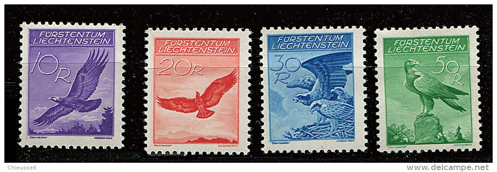 LLiechtenstein * PA N° 9 - 11 à 13. Oiseaux : Aigle Royal - Nuevos