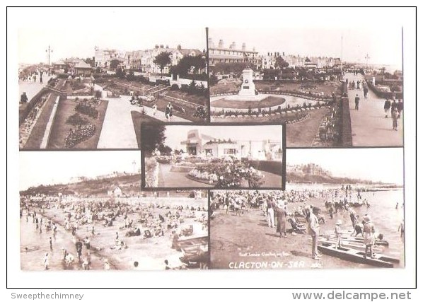 RP Clacton On Sea MULTIVIEW UNUSED Essex  Postcard - Clacton On Sea