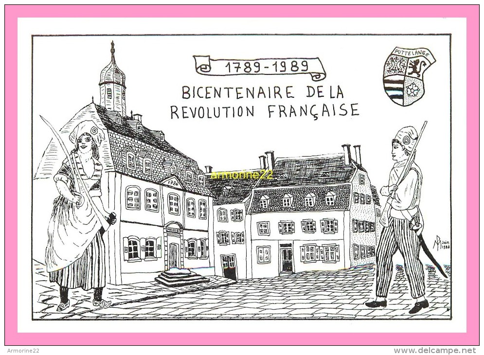 CPM PUTTELANGE  BICENTENAIRE DE LA REVOLUTION FRANCAISE 1789/1989 - Puttelange