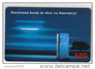 Telefonkarte Griechenland  Chip OTE   Nr.105  AEG  1994  0127 Aufl. 35.000 St. Geb. Kartennummer   433647 - Griechenland