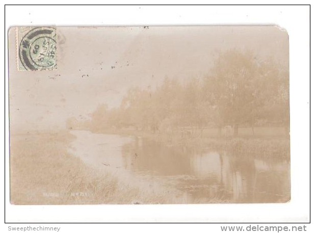 RP FADED BURES ESSEX SUFFOLK BORDERS POSTCARD No.21 ? USED 1909 Postcard - Andere & Zonder Classificatie