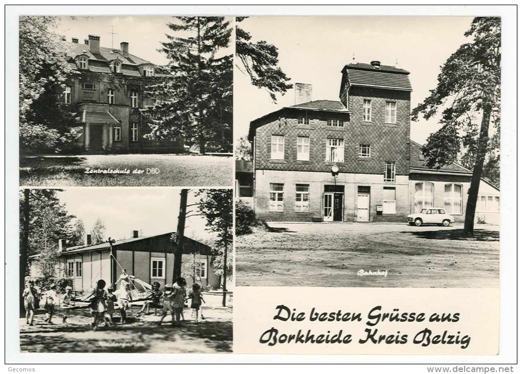 DIE BESTEN GRUSSE AUS BORKHEIDE KREIS BELZIG - (3 Vues, Bahnhof, Gare....) - Belzig