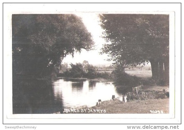 RP Bures St. Marys The River Stour ? SUFFOLK ESSEX BORDERS USED STAMP REMOVED Bures St. Mary - Otros & Sin Clasificación