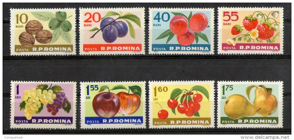RUMANIA  1963  **   MNH   Yv &euro;  9.50  FRUIT - Neufs