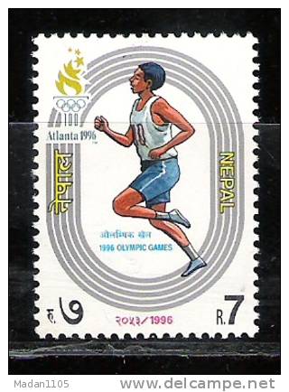 NEPAL,1996, Olympic Games Atlanta,1 V, MNH, (**) - Summer 1996: Atlanta