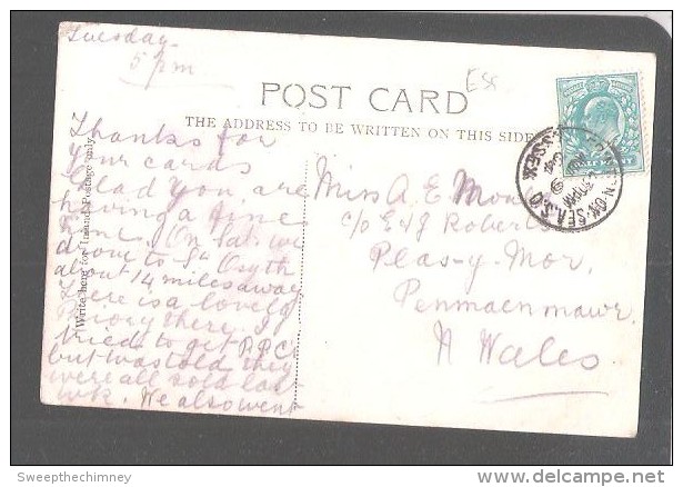 CHURCH AT FRINTON ON SEA POSTCARD ESSEX UNUSUAL FRINTON POSTMARK SINGLE RING CANCELLATION POSTAL HISTORY 1904 - Autres & Non Classés