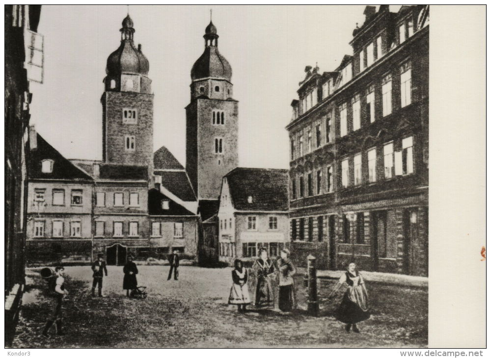Plauen Im Vogtland. Der Topfmarkt Um 1900 - Plauen