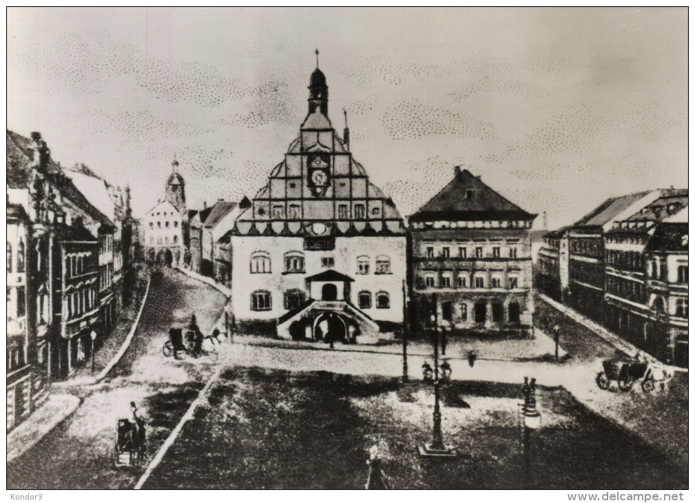 Plauen Im Vogtland. Der Altmarkt Um 1900 - Plauen
