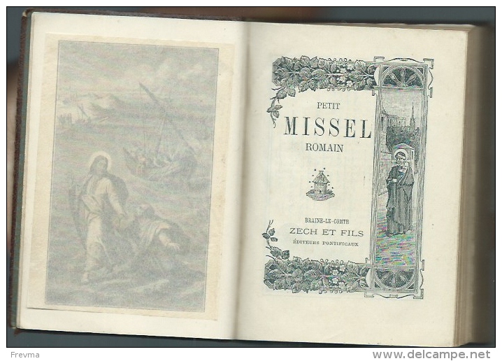 Livre Missel Romain N° 182 De 1911  En Latin Et Francais - 1901-1940