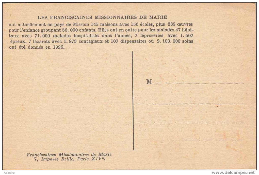 BARAMULLA (Indes) 1926 - Les Franciccaines Missionaires De Marie En Mission, Soins Des Malades A La Porte Du Dispensaire - Indien