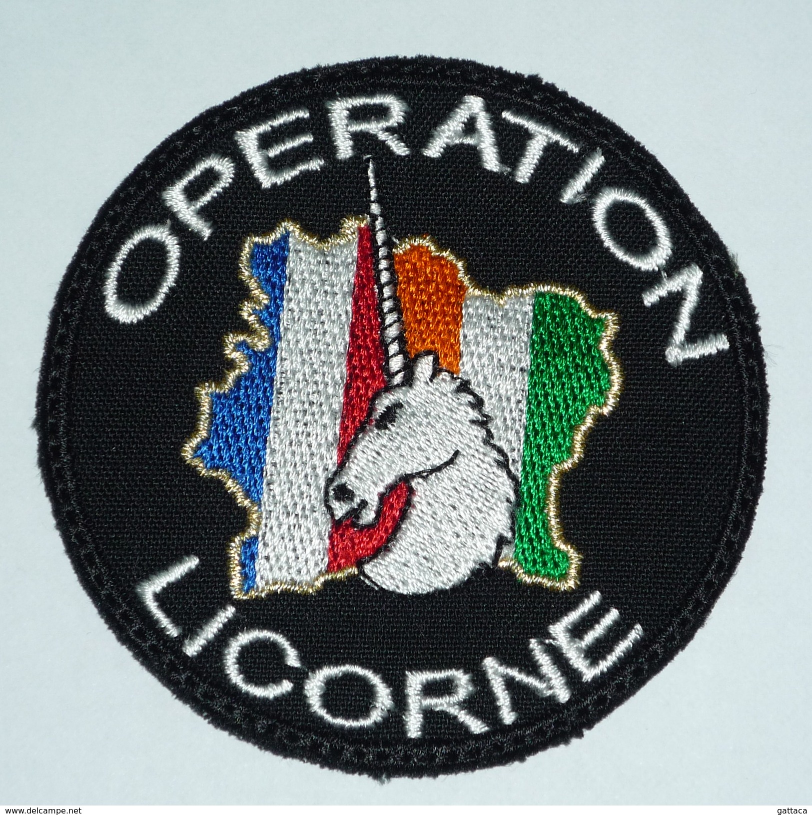 ECUSSON LICORNE COTE IVOIRE - Ecussons Tissu