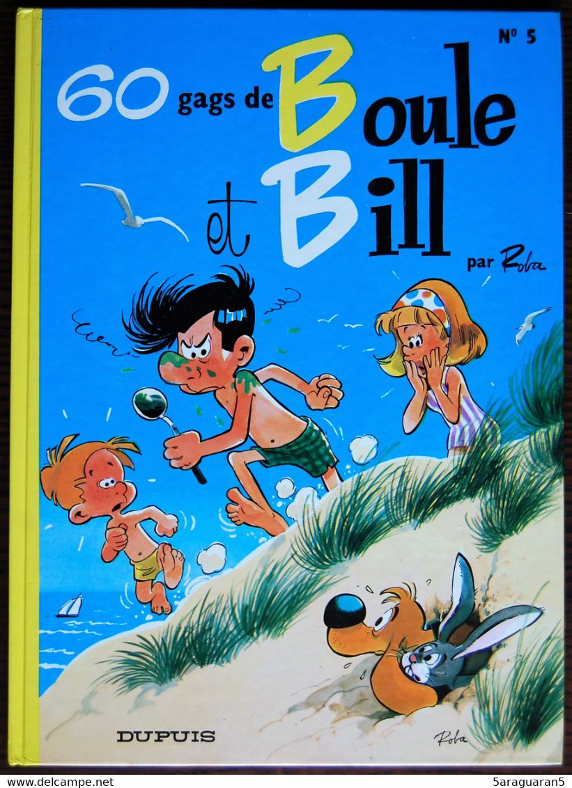 BD BOULE ET BILL - 5 - 60 Gags De Boule Et Bill N°5 - Rééd. 1983 - Boule Et Bill