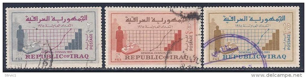 Iraq, Scott # 390-2 Used Census, 1965 - Iraq