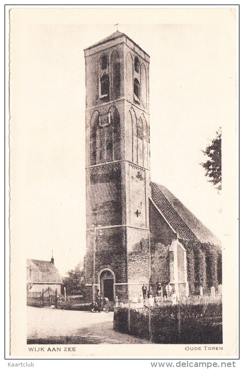 Wijk Aan Zee - Oude Toren ( Man Met Fiets, Mand)  -  Noord-Holland/Nederland - Wijk Aan Zee