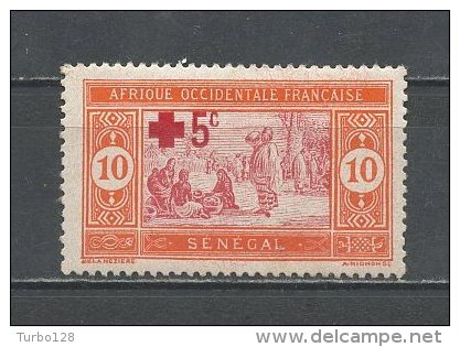 SENEGAL 1915 N° 70 * Neuf  = MH Trace De Charnière Cote 2,30 € Croix Rouge Red Cross Marché Indigène - Nuevos