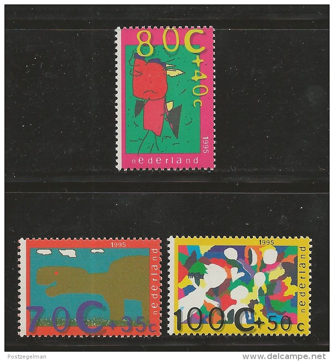 NEDERLAND, 1995, MNH Stamps, Child Welfare, Nr(s). MI 1558-1560, #5762 - Unused Stamps