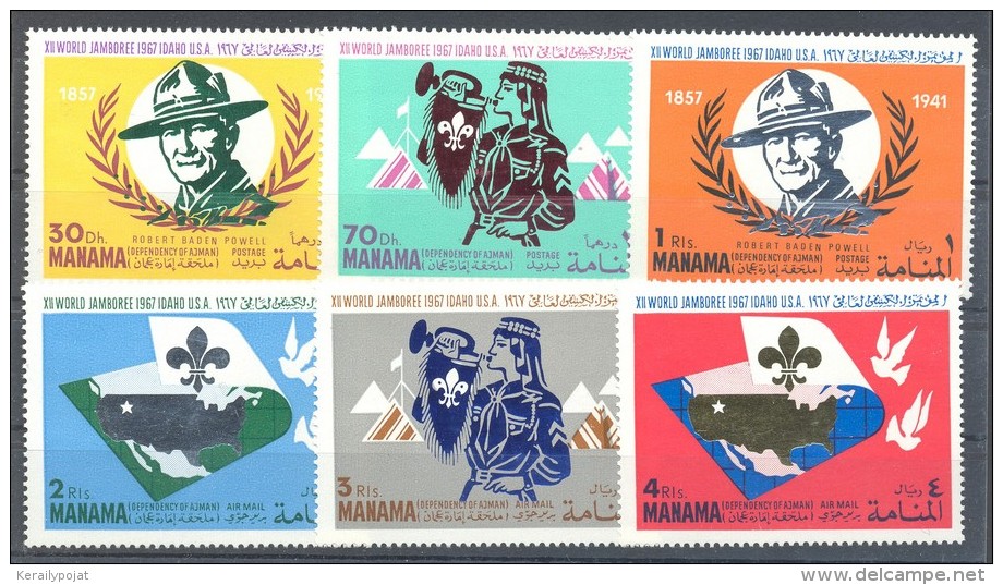 Manama - 1967 Scouts MNH__(TH-6571) - Manama