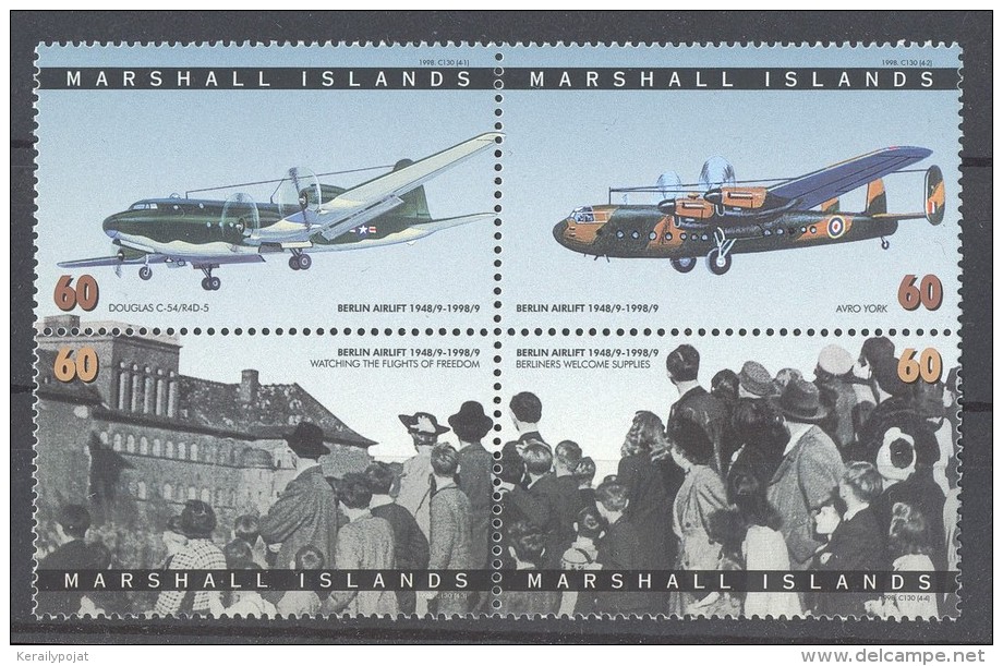 Marshall Islands - 1998 Berlin Airlift MNH__(TH-12303) - Marshalleilanden