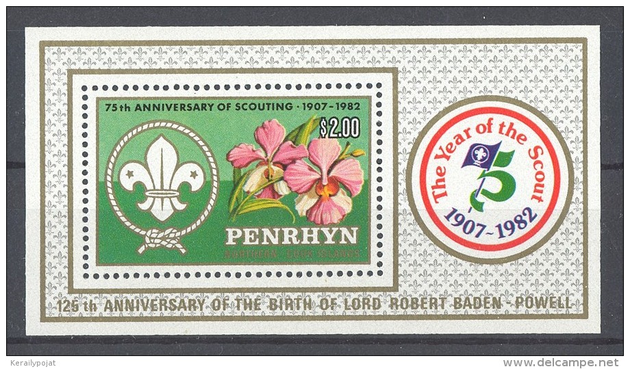 Penrhyn - 1983 Scouts Block MNH__(TH-11840) - Penrhyn