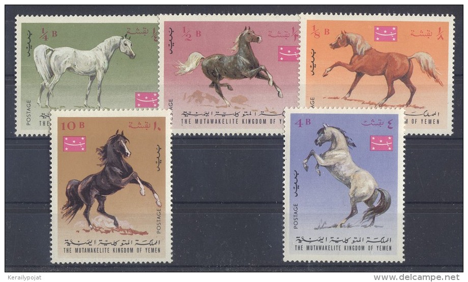 Yemen (Kingdom) - 1967 Arab Horses MNH__(TH-2363) - Yemen