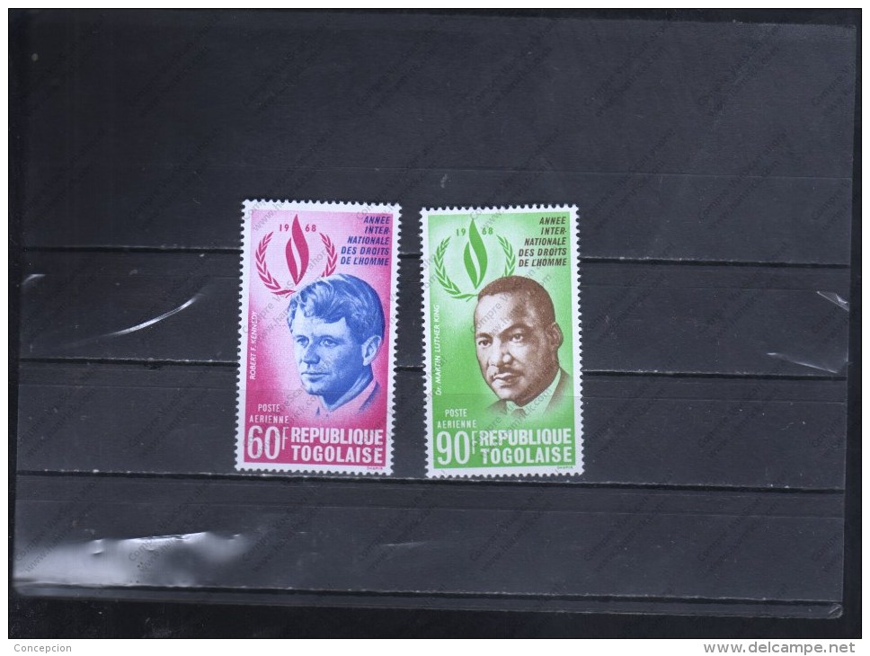 TOGOLAISE Nº AE 105 AL 106 - Martin Luther King