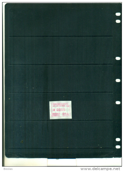 AFRIQUE DU SUD TIMBRES DE DISTRIBUTEURS PIETERMARITZBURG 88 1 VAL NEUF - Automatenmarken (Frama)